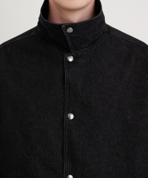 CITY TOKYO（シティトウキョウ）の「ナイロンドッキングデニムブルゾン（ブルゾン・メンズ・ブラック/インディゴブルー・1/2）」の12枚目の写真