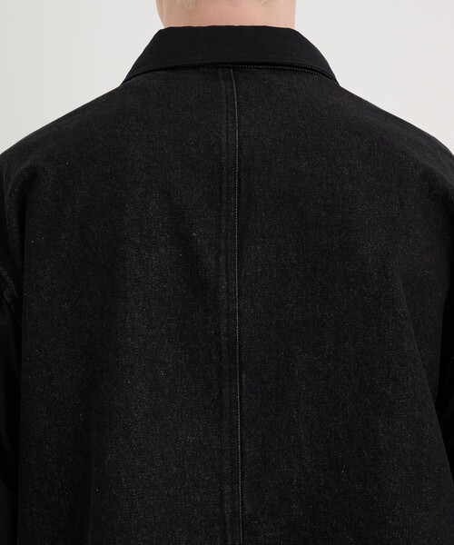 CITY TOKYO（シティトウキョウ）の「ナイロンドッキングデニムブルゾン（ブルゾン・メンズ・ブラック/インディゴブルー・1/2）」の17枚目の写真