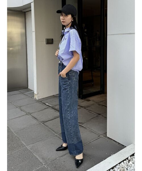 EMODA（エモダ）の「2WAY OVER SH（シャツ/ブラウス・レディース・ブルー/ブラック/ホワイト・FREE）」の18枚目の写真