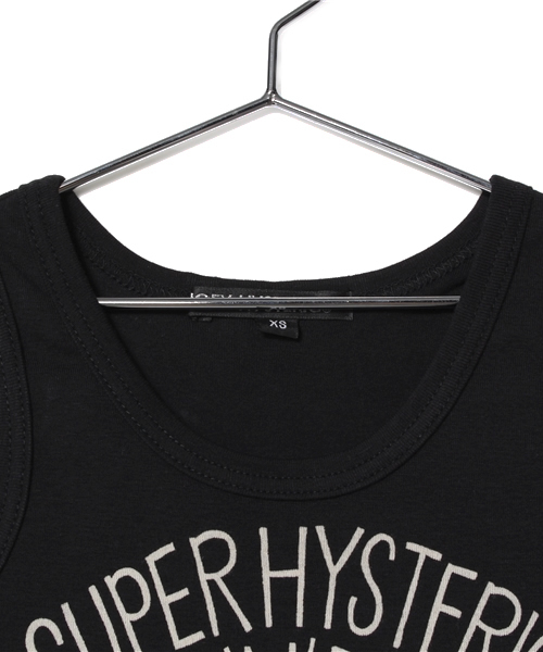 JOEY HYSTERIC（ジョーイヒステリック）の「RODS'N'DRAGS pt タンクトップ（タンクトップ・キッズ・キナリ/ブラック/ピンク・SMALL/MEDIUM/X-SMALL）」の5枚目の写真