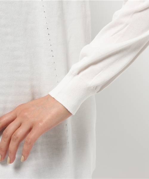 Abahouse Devinette（ドゥヴィネット）の「（新）high gaugeロングカーデ（カーディガン/ボレロ・レディース・ライトグレー/ホワイト/ブラック/オフホワイト・FREE）」の16枚目の写真