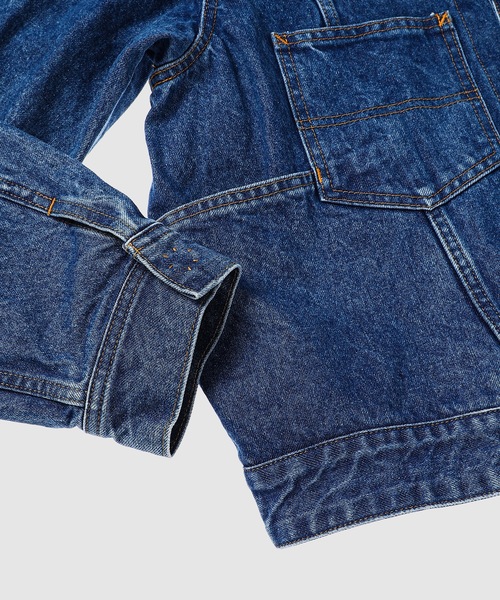 SASQUATCHfabrix.(サスクワァッチファブリックス)の「“KATHARINE HAMNETT” DENIM JEAN JACKET(デニムジャケット・メンズ・インディゴブルー・L/M)」の6枚目の写真