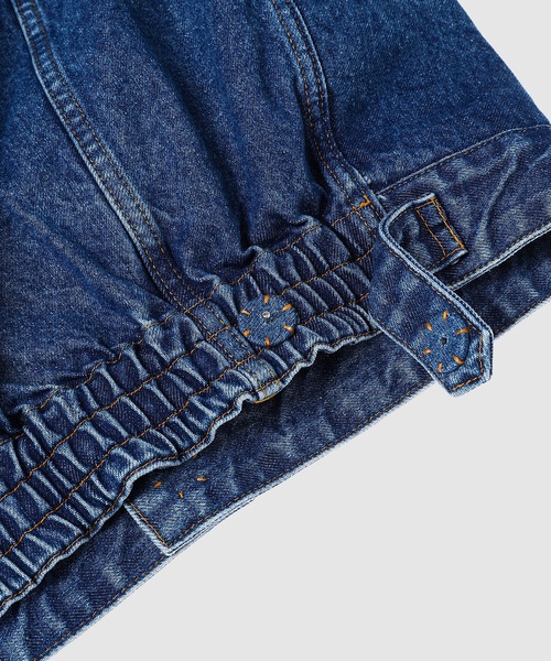 SASQUATCHfabrix.(サスクワァッチファブリックス)の「“KATHARINE HAMNETT” DENIM JEAN JACKET(デニムジャケット・メンズ・インディゴブルー・L/M)」の8枚目の写真