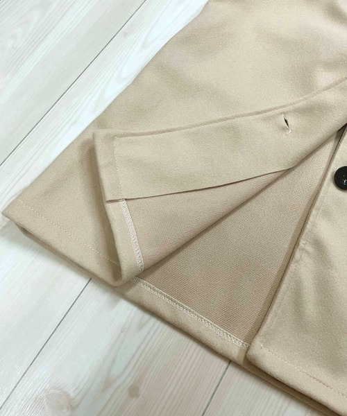 NANEA（ナネア）の「ボリュームスリーブベルト付きコート（その他アウター・レディース・ブラック/ベージュ・SMALL/MEDIUM/LARGE）」の8枚目の写真