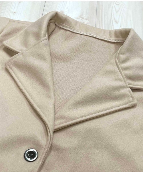 NANEA（ナネア）の「ボリュームスリーブベルト付きコート（その他アウター・レディース・ブラック/ベージュ・SMALL/MEDIUM/LARGE）」の6枚目の写真
