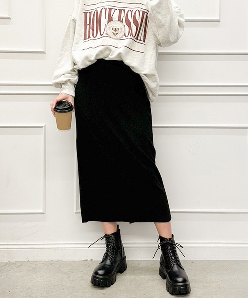 SpRay(スプレイ)の「ラメナロースカート(スカート・レディース・ブルー/シルバー/ブラック・FREE)」の5枚目の写真