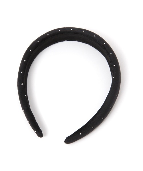 LAKOLE(ラコレ)の「ベロアビジューカチューシャ / 988881(カチューシャ・レディース・ブラック/ベージュ/サンドグレー・FREE)」の4枚目の写真