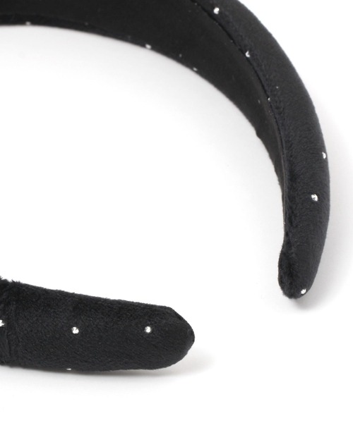 LAKOLE(ラコレ)の「ベロアビジューカチューシャ / 988881(カチューシャ・レディース・ブラック/ベージュ/サンドグレー・FREE)」の6枚目の写真