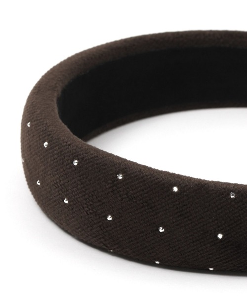 LAKOLE(ラコレ)の「ベロアビジューカチューシャ / 988881(カチューシャ・レディース・ブラック/ベージュ/サンドグレー・FREE)」の7枚目の写真