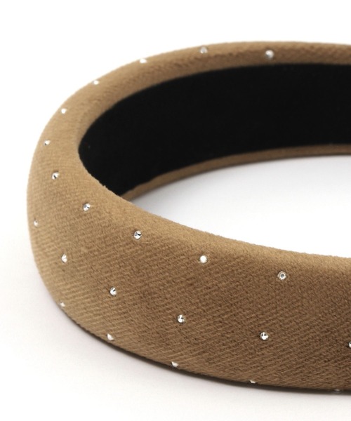 LAKOLE(ラコレ)の「ベロアビジューカチューシャ / 988881(カチューシャ・レディース・ブラック/ベージュ/サンドグレー・FREE)」の8枚目の写真