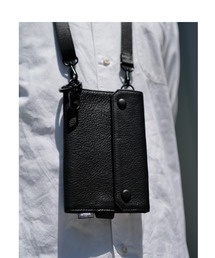 waku | waku　ワク　『KURO Series』マルチウォレットショルダー(ショルダーバッグ)