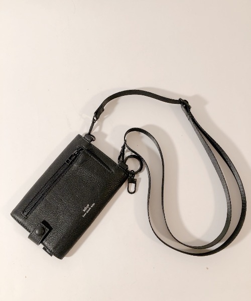 waku（ワク）の「waku　ワク　『KURO Series』マルチウォレットショルダー（ショルダーバッグ・メンズ・ブラック・FREE）」の8枚目の写真