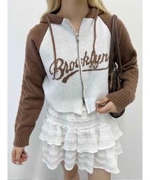 PHILLY | 【PHILLY】カレッジロゴショートニットパーカー(ニット/セーター)