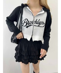 PHILLY | 【PHILLY】カレッジロゴショートニットパーカー(ニット/セーター)