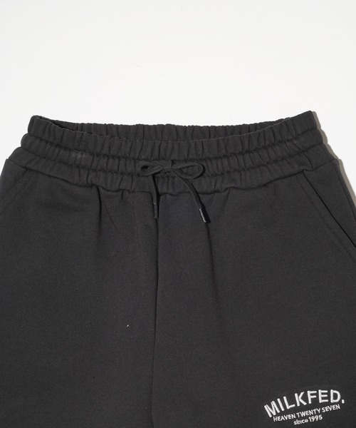 MILKFED.(ミルクフェド)の「DAILY SWEAT SHORTS(スウェットパンツ・レディース・ブラック/ライトピンク/オートミール/ライトグリーン・S/M)」の10枚目の写真
