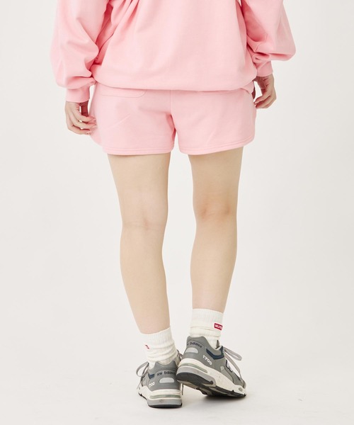 MILKFED.(ミルクフェド)の「DAILY SWEAT SHORTS(スウェットパンツ・レディース・ブラック/ライトピンク/オートミール/ライトグリーン・S/M)」の6枚目の写真