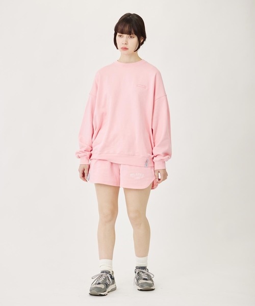 MILKFED.(ミルクフェド)の「DAILY SWEAT SHORTS(スウェットパンツ・レディース・ブラック/ライトピンク/オートミール/ライトグリーン・S/M)」の7枚目の写真