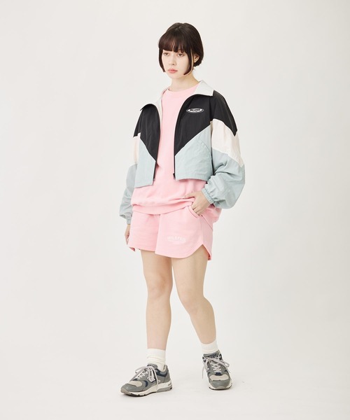 MILKFED.(ミルクフェド)の「DAILY SWEAT SHORTS(スウェットパンツ・レディース・ブラック/ライトピンク/オートミール/ライトグリーン・S/M)」の8枚目の写真