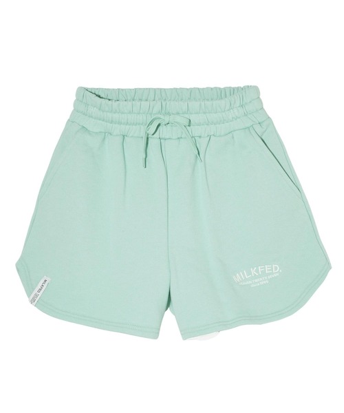 MILKFED.(ミルクフェド)の「DAILY SWEAT SHORTS(スウェットパンツ・レディース・ブラック/ライトピンク/オートミール/ライトグリーン・S/M)」の20枚目の写真