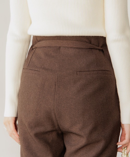 flower（フラワー）の「ウォーミーリボンパンツ（その他パンツ・レディース・ブラウン/グレー・FREE）」の12枚目の写真