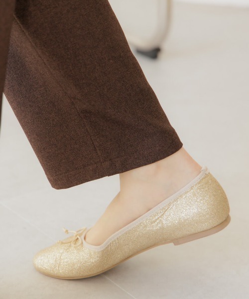 flower（フラワー）の「ウォーミーリボンパンツ（その他パンツ・レディース・ブラウン/グレー・FREE）」の14枚目の写真