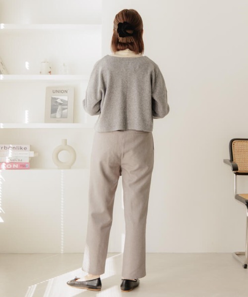 flower（フラワー）の「ウォーミーリボンパンツ（その他パンツ・レディース・ブラウン/グレー・FREE）」の20枚目の写真