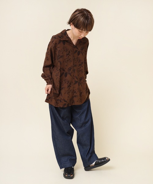 RNA-N（アールエヌエーエヌ）の「R4178 ライトバルーンパンツ（デニムパンツ・レディース・キナリ/ワンウォッシュ/ライトブルー・MEDIUM）」の11枚目の写真