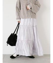 オーロララメティアードスカート