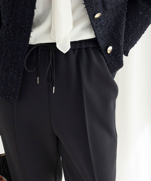 NOLLEY’S Sophi（ノーリーズソフィ）の「《セットアップ対応》ウォッシャブルダンボールイージーパンツ（その他パンツ・レディース・オフホワイト/ブラック・38/36）」の19枚目の写真