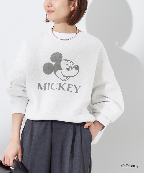 レサージュ　【MICKEY】スウェットプルオーバー　グレー journal standard L'essage（ジャーナルスタンダードレサージュ）の