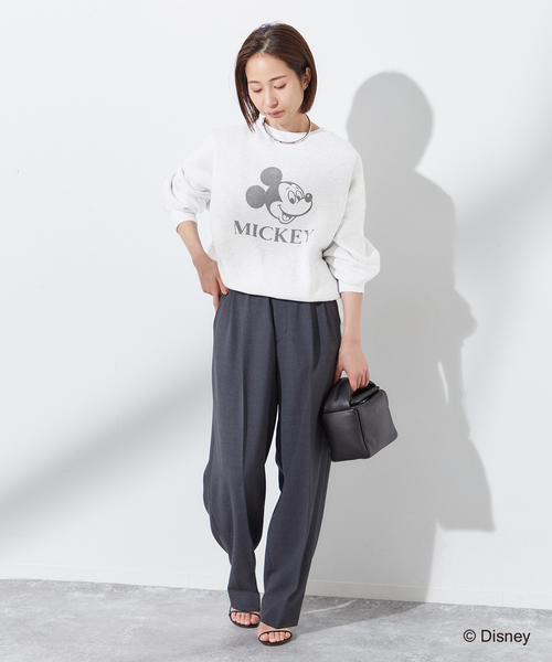 レサージュ　【MICKEY】スウェットプルオーバー　グレー journal standard L'essage（ジャーナルスタンダードレサージュ）の