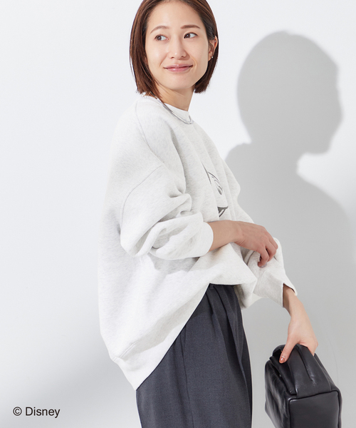 レサージュ　【MICKEY】スウェットプルオーバー　グレー journal standard L'essage（ジャーナルスタンダードレサージュ）の