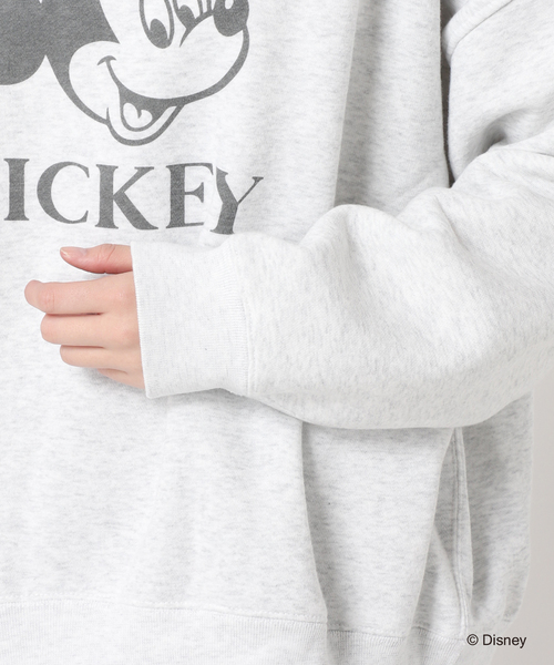 レサージュ　【MICKEY】スウェットプルオーバー　グレー journal standard L'essage（ジャーナルスタンダードレサージュ）の