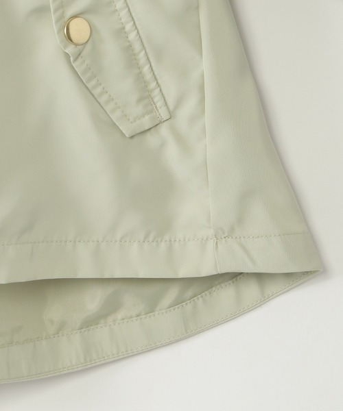 ikka（イッカ）の「サテン比翼マウンテンパーカー（120~160cm）（ブルゾン・キッズ・グリーン/ピンク系その他・130/160/150/140/120）」の8枚目の写真
