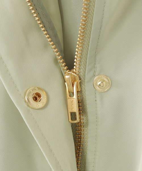 ikka（イッカ）の「サテン比翼マウンテンパーカー（120~160cm）（ブルゾン・キッズ・グリーン/ピンク系その他・130/160/150/140/120）」の11枚目の写真