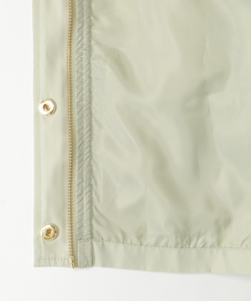 ikka（イッカ）の「サテン比翼マウンテンパーカー（120~160cm）（ブルゾン・キッズ・グリーン/ピンク系その他・130/160/150/140/120）」の13枚目の写真