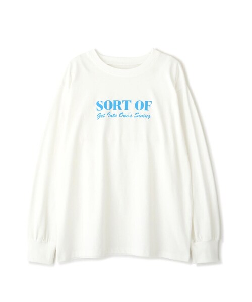 FREE'S MART（フリーズマート）の「◆フロッキープリントロングＴシャツ（Tシャツ/カットソー・レディース・ホワイト/ホワイト系その他/ベージュ系その他/ベージュ・FREE）」の15枚目の写真