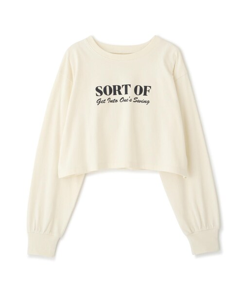 FREE'S MART（フリーズマート）の「◆フロッキープリントロングＴシャツ（Tシャツ/カットソー・レディース・ホワイト/ホワイト系その他/ベージュ系その他/ベージュ・FREE）」の22枚目の写真