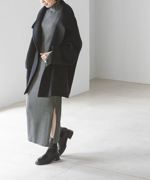 Noble（ノーブル）の「《追加》ナロータイトスリットニットワンピース