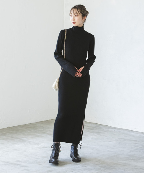 セール】《追加》ナロータイトスリットニットワンピース 2（ワンピース