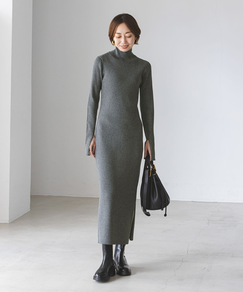 セール】《追加》ナロータイトスリットニットワンピース 2（ワンピース