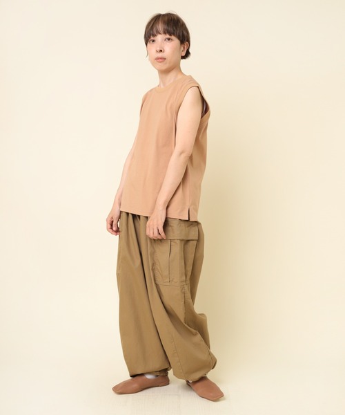 RNA-N（アールエヌエーエヌ）の「M2204 ＢＡＳＩＣタンクトップ（タンクトップ・レディース・チャコール/ベージュ/オフホワイト/杢グレー・MEDIUM）」の7枚目の写真