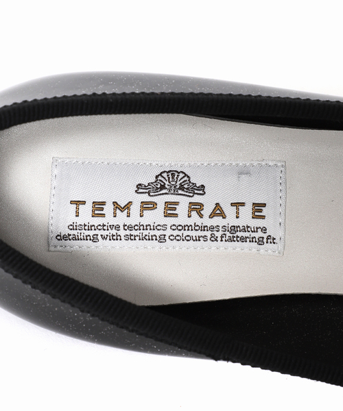 TEMPERATE（テンパレイト）の「【TEMPERATE/テンパレイト】 IRMA GLITTER（バレエシューズ・レディース・ブラック/シルバー/ゴールド・41/38/39/40）」の10枚目の写真