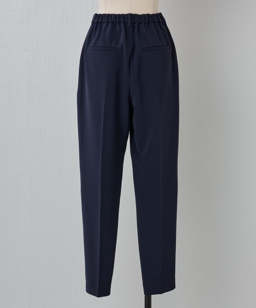 BEARDSLEY(ビアズリー)の「《LIVETART》ダブルクロスタックパンツ(スラックス・レディース・ネイビー/ブラック・FREE)」の13枚目の写真