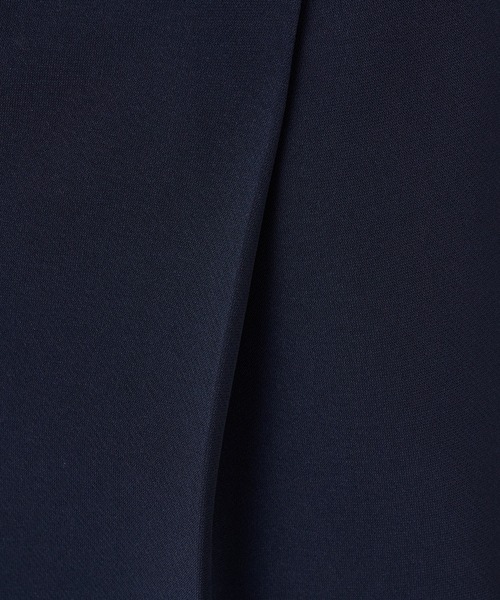 BEARDSLEY(ビアズリー)の「《LIVETART》ダブルクロスタックパンツ(スラックス・レディース・ネイビー/ブラック・FREE)」の9枚目の写真