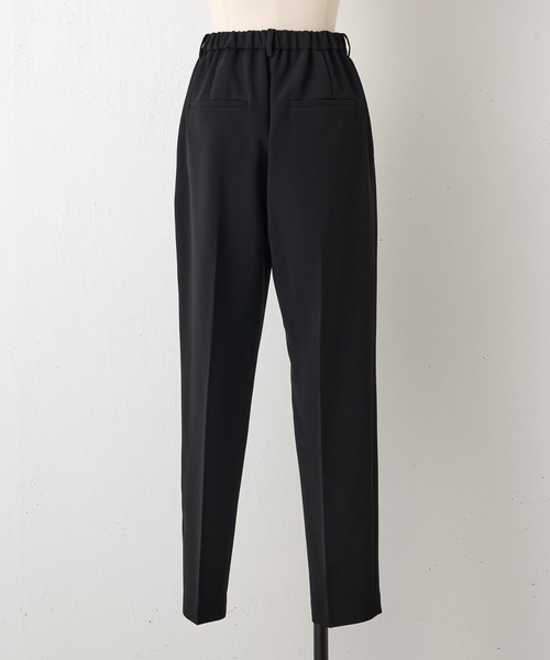 BEARDSLEY(ビアズリー)の「《LIVETART》ダブルクロスタックパンツ(スラックス・レディース・ネイビー/ブラック・FREE)」の4枚目の写真