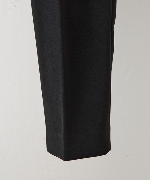 BEARDSLEY(ビアズリー)の「《LIVETART》ダブルクロスタックパンツ(スラックス・レディース・ネイビー/ブラック・FREE)」の7枚目の写真