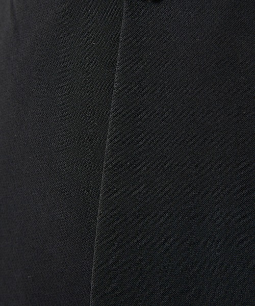 BEARDSLEY(ビアズリー)の「《LIVETART》ダブルクロスタックパンツ(スラックス・レディース・ネイビー/ブラック・FREE)」の5枚目の写真