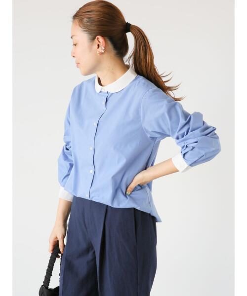 Lugnoncure(ルノンキュール)の「丸襟クレリックシャツ(シャツ/ブラウス)」 - WEAR