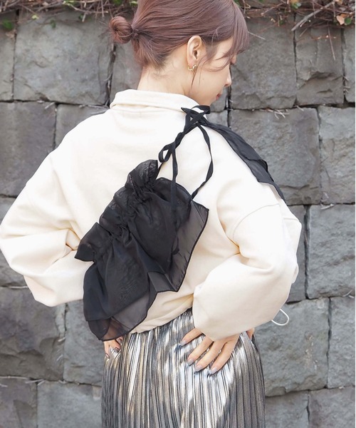 tiptop（ティップトップ）の「【選べる2タイプ】フリル付け衿ベルト（付け襟・レディース・オフホワイト/ブラック/ホワイト系その他/ブラック系その他・FREE）」の19枚目の写真